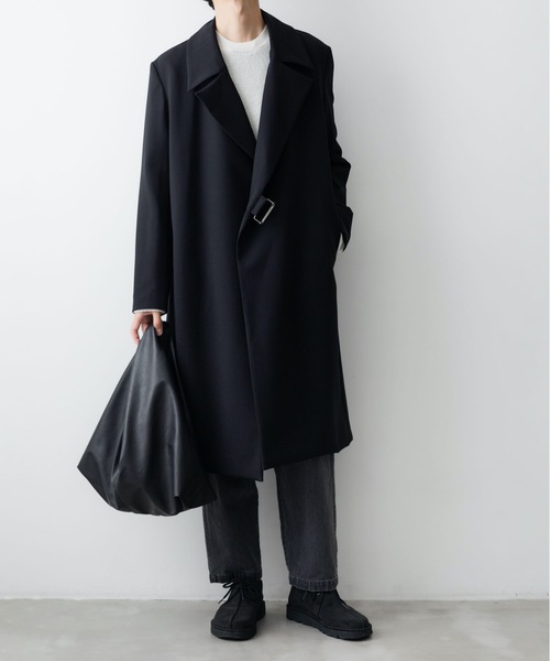未使用級✨syce サイ　タイロッケンコート　トレンチコート　ネイビー　36 512073520nv_8.jpg
