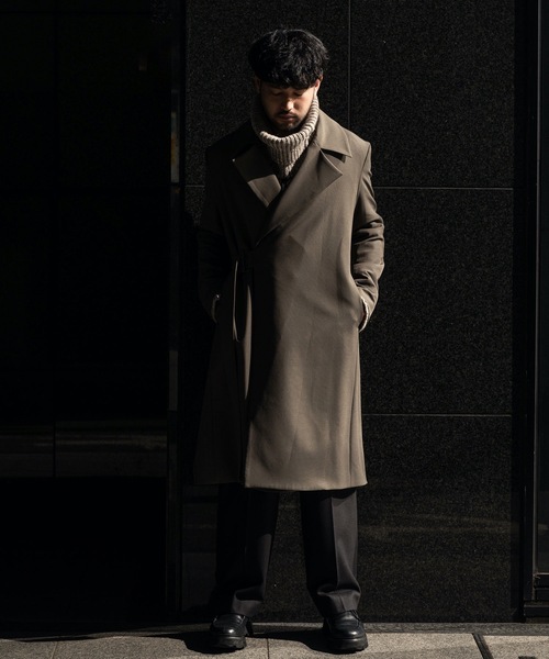ATTACHMENT(アタッチメント)の「【 直営店・ZOZOTOWN限定 】VIS/NY ストレッチクロスタイロッケンコート(トレンチコート・メンズ・ブラック/ダークベージュ/グレー系その他・3/1/2)」の14枚目の写真