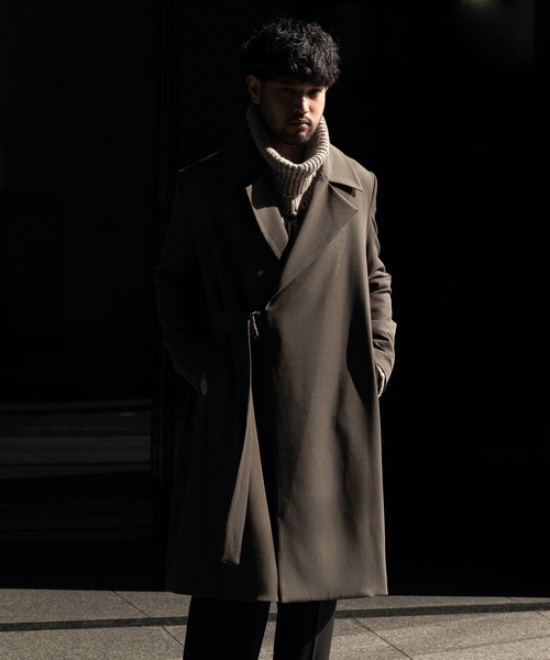 ATTACHMENT(アタッチメント)の「【 直営店・ZOZOTOWN限定 】VIS/NY ストレッチクロスタイロッケンコート(トレンチコート・メンズ・ブラック/ダークベージュ/グレー系その他・3/1/2)」の11枚目の写真