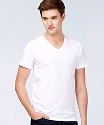 GIORDANO | [GIORDANO]Vネック半袖Ｔシャツ(Tシャツ/カットソー)