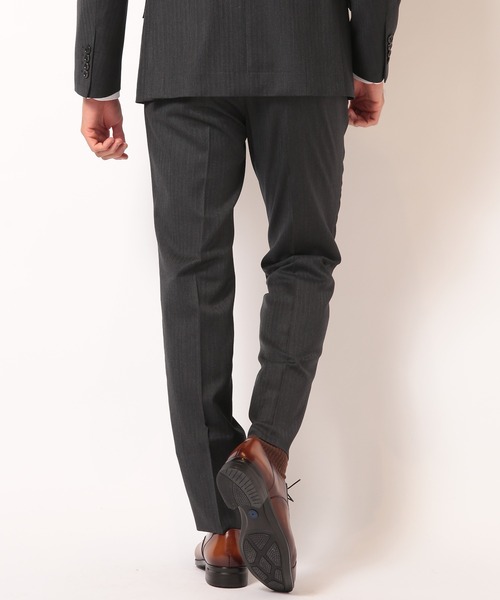 MEN'S BIGI(メンズビギ)の「スーパー100S ヘリンボーンスーツセットアップ(セットアップ・メンズ・グレー/ネイビー・01/02/03/04)」の17枚目の写真