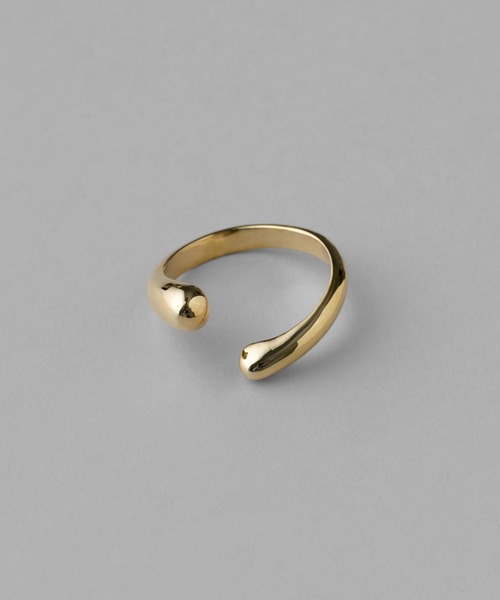 〈VATSURICA〉silver 925 / 金属アレルギー対応 / ニュアンス ドロップ リング（リング）｜VATSURICA（バツリカ）