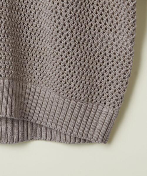 info. BEAUTY&YOUTH(インフォビューティアンドユース)の「【WEB限定】 <info. BEAUTY&YOUTH> バルーンシルエット メッシュ カーディガン(カーディガン/ボレロ・メンズ・コバルトブルー/ベージュ/ブラック・S/M/L)」の19枚目の写真