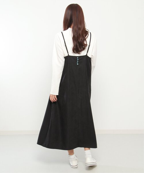 LBC（エルビーシー）の「ポコポコロンTセットキャミワンピ（ワンピース・レディース・グレー/ブラック/ブルー系・M）」の7枚目の写真