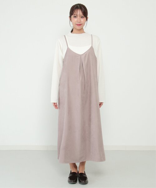 LBC（エルビーシー）の「ポコポコロンTセットキャミワンピ（ワンピース・レディース・グレー/ブラック/ブルー系・M）」の13枚目の写真