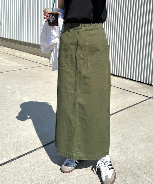 3サイズ展開】ハイウエストベイカースカート（スカート）｜andme