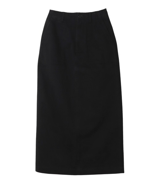 andme(アンドミー)の「【3サイズ展開】ハイウエストベイカースカート(スカート・レディース・ブラック/ベージュ/カーキ/アイボリー/ネイビー/チャコールグレー/キナリ/ホワイト・M/L/S)」の11枚目の写真