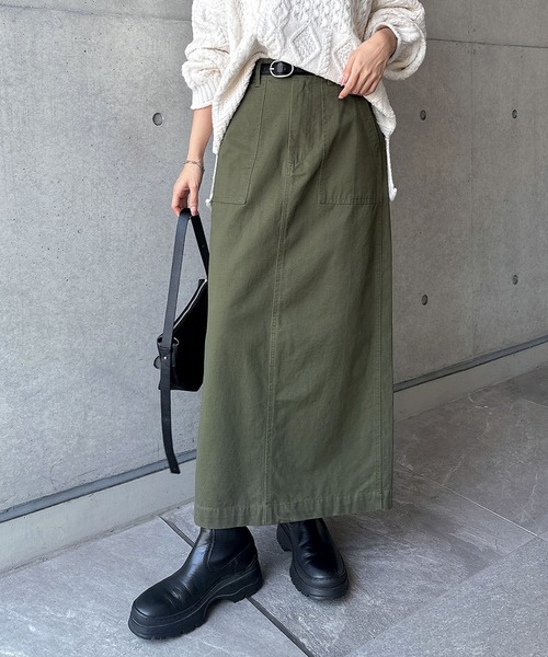 セール】【3サイズ展開】ハイウエストベイカースカート（スカート