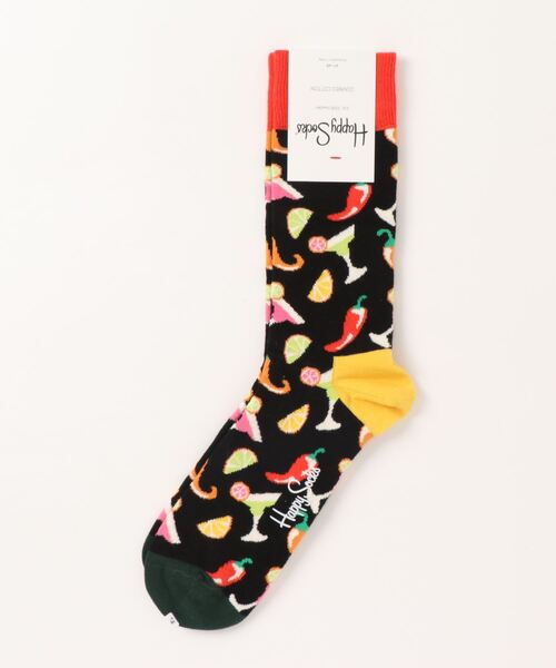 Happy Socks（ハッピーソックス）の「《HAPPY SOCKS》キャッチーデザイン（ソックス/靴下・メンズ・ホワイト/ブラック/ブルー/ブラック系その他/ブラック系その他2/グリーン/ブルー系その他3/ダークグリーン/ブラック系その他5/イエロー/ブラック系その他3・MEDIUM）」の7枚目の写真