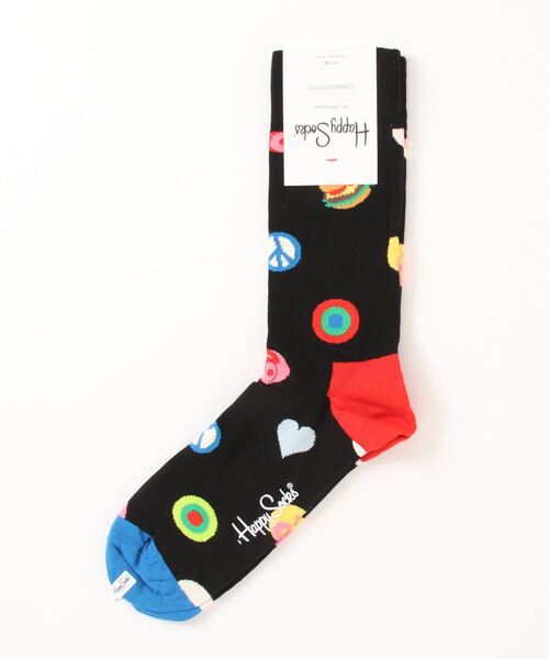 Happy Socks（ハッピーソックス）の「《HAPPY SOCKS》キャッチーデザイン（ソックス/靴下・メンズ・ホワイト/ブラック/ブルー/ブラック系その他/ブラック系その他2/グリーン/ブルー系その他3/ダークグリーン/ブラック系その他5/イエロー/ブラック系その他3・MEDIUM）」の3枚目の写真