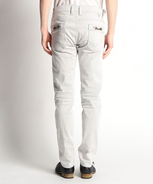 HIDEAWAYS NICOLE（ハイダウェイニコル）の「黒顔料ビットデニム（デニムパンツ・メンズ・ブラック/オフホワイト/インディゴブルー・SMALL/MEDIUM/LARGE/X-LARGE）」の14枚目の写真