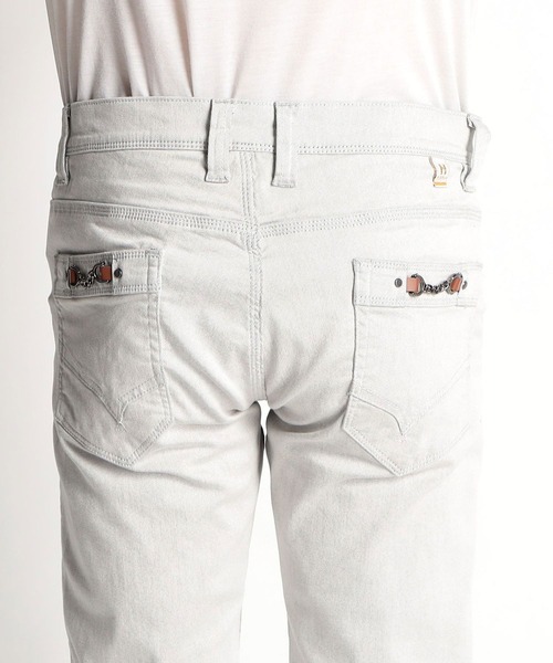 HIDEAWAYS NICOLE（ハイダウェイニコル）の「黒顔料ビットデニム（デニムパンツ・メンズ・ブラック/オフホワイト/インディゴブルー・SMALL/MEDIUM/LARGE/X-LARGE）」の6枚目の写真