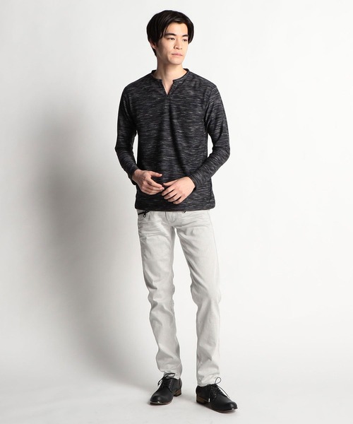 HIDEAWAYS NICOLE（ハイダウェイニコル）の「黒顔料ビットデニム（デニムパンツ・メンズ・ブラック/オフホワイト/インディゴブルー・SMALL/MEDIUM/LARGE/X-LARGE）」の13枚目の写真