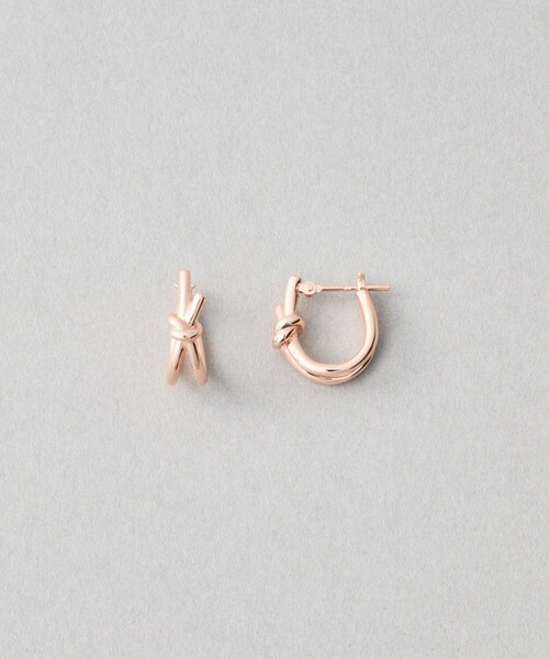 Jouete（ジュエッテ）の「ピアス ノット（ピアス（両耳用）・レディース・イエローゴールド/プラチナム/ピンクゴールド・FREE）」の3枚目の写真