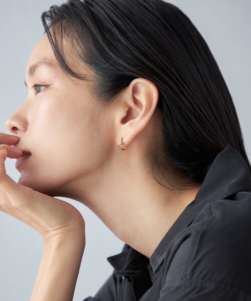 Jouete(ジュエッテ)の「ピアス ノット(ピアス(両耳用)・レディース・イエローゴールド/プラチナム/ピンクゴールド・FREE)」の16枚目の写真