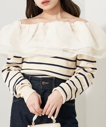 Chico | フリル2WAYオフショルニット(ニット/セーター)