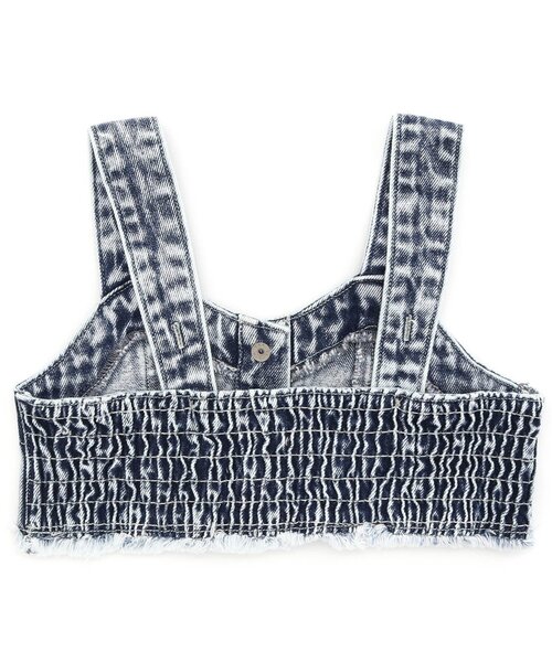 BREEZE(ブリーズ)の「フリンジビスチェ(ベスト・キッズ・オフホワイト/ブルー・90/120/100/110/80/140/130)」の3枚目の写真