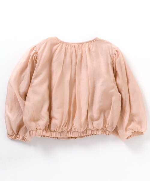 apres les cours（アプレレクール）の「シアーギャザーブルゾン（ブルゾン・キッズ・ミント/サーモンピンク・120/140/130/90/110/100/80）」の6枚目の写真