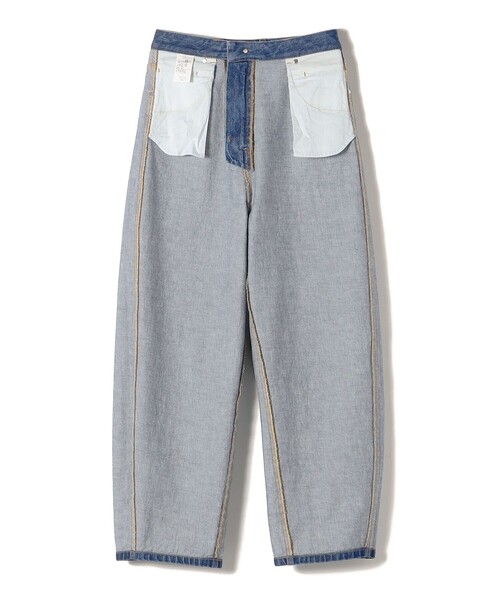 SHIPS（シップス）の「〈洗濯機可能〉カーブ デニム パンツ navy◆（デニムパンツ・レディース・ネイビー・36/38/40）」の9枚目の写真