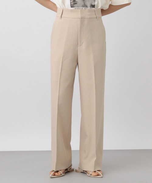 A part by（アパートバイ）の「リネンライクストレートパンツ（その他パンツ・レディース・ブラック/ライトグリーン/ライトベージュ/ブラック系その他2・MEDIUM/LARGE）」の3枚目の写真