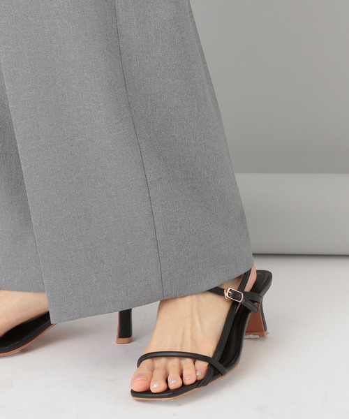 A part by（アパートバイ）の「リネンライクストレートパンツ（その他パンツ・レディース・ブラック/ライトグリーン/ライトベージュ/ブラック系その他2・MEDIUM/LARGE）」の14枚目の写真