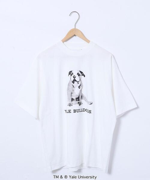 coen（コーエン）の「YALE（イェール）別注プリントTシャツ（Tシャツ/カットソー・メンズ・ホワイト/グレー・XL/S/M/L）」の17枚目の写真