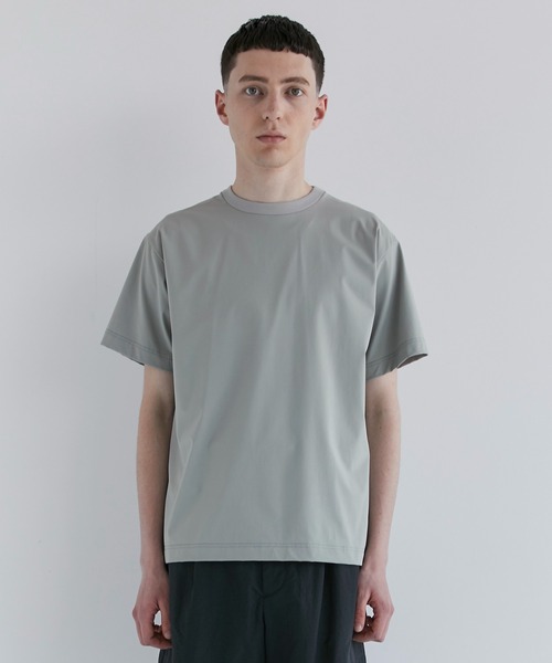 CITY TOKYO（シティトウキョウ）の「ATHLETEショートスリーブストレッチTEE（Tシャツ/カットソー・メンズ・グレー/ブラック・1/2）」の8枚目の写真