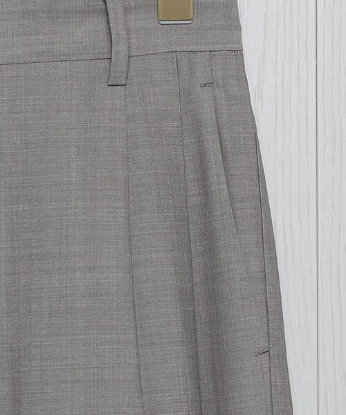 H　BEAUTY&YOUTH UNITED ARROWS（エイチビューティーアンドユースユナイテッドアローズ）の「＜H＞TUCK TROUSERES/パンツ（スラックス・レディース・ネイビー/ベージュ・S/M）」の8枚目の写真