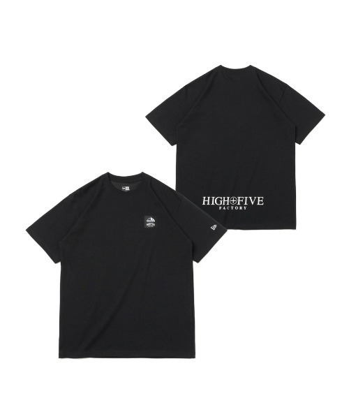 NEW ERA(ニューエラ)の「NEW ERA/ニューエラ×HIGH FIVE FACTORYコラボモデル ワンポイントTシャツ クルーネックTシャツ/吸汗速乾 13526838/13526839(Tシャツ/カットソー・メンズ・ホワイト/ブラック・L/XL/XXL/M)」の1枚目の写真