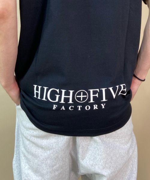 NEW ERA(ニューエラ)の「NEW ERA/ニューエラ×HIGH FIVE FACTORYコラボモデル ワンポイントTシャツ クルーネックTシャツ/吸汗速乾 13526838/13526839(Tシャツ/カットソー・メンズ・ホワイト/ブラック・L/XL/XXL/M)」の13枚目の写真