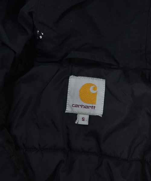 Carhartt(カーハート)の「【ヴィンテージ古着】Carhartt / カーハート ロゴ 中綿入り ナイロンジャケット(ナイロンジャケット・メンズ・ブラック・SMALL)」の4枚目の写真