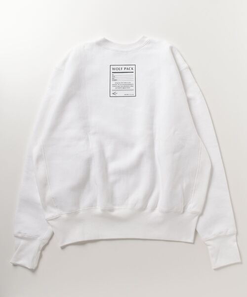 WP（ダブリューピー）の「WP / ダブリューピー：WP×CAMBER WORLD GREATS S2 CREWNECK SWEAT：WP10-CS01[WAX]（スウェット・メンズ・ホワイト×グリーン/グレー系その他/イエロー×ブラック・XL/XXL/XXXL/L）」の4枚目の写真