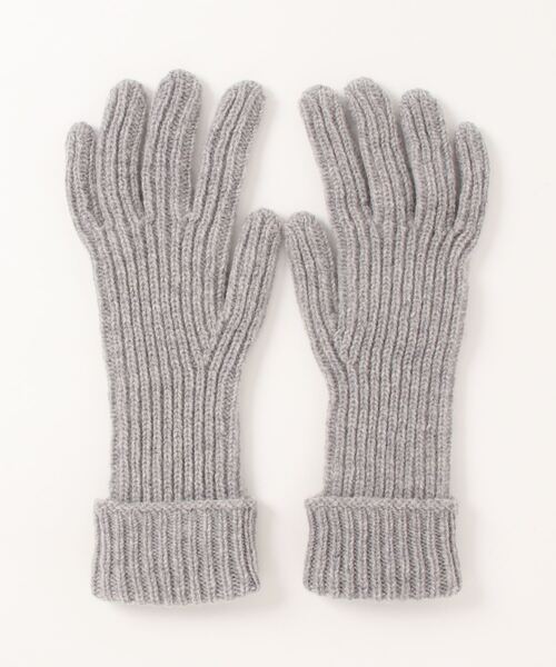 TWEED MILL(ツイードミル)の「TWEEDMILL ロンググローブ(手袋・レディース・グリーン/ライトグレー/パープル・FREE)」の2枚目の写真
