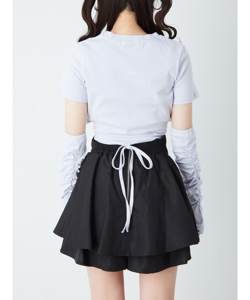 Ank Rouge(アンクルージュ)の「天使プリントぐるぐるTE(Tシャツ/カットソー・レディース・ブラック/ホワイト/ブルー・M)」の9枚目の写真