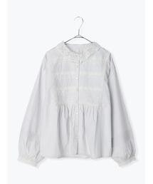 TSUHARU by Samansa Mos2 | リバーレース襟ブラウス(シャツ/ブラウス)