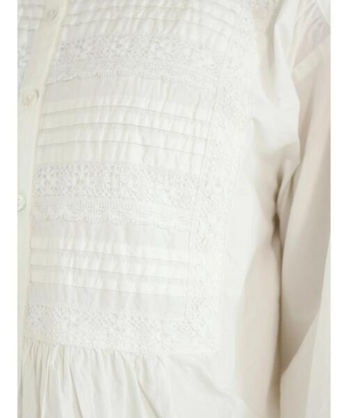 TSUHARU by Samansa Mos2(ツハルバイサマンサモスモス)の「リバーレース襟ブラウス(シャツ/ブラウス・レディース・グレー/サックスブルー/オフホワイト・フリ-)」の12枚目の写真