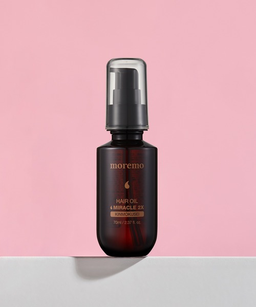 moremo/モレモ】HAIR OIL MIRACLE 2X（70ml）ヘアオイル ハイダメージ