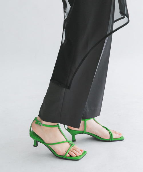 KBF（ケイビーエフ）の「ストラップミュール（サンダル・レディース・ブラック/オレンジ/グリーン・37/38/36）」の13枚目の写真