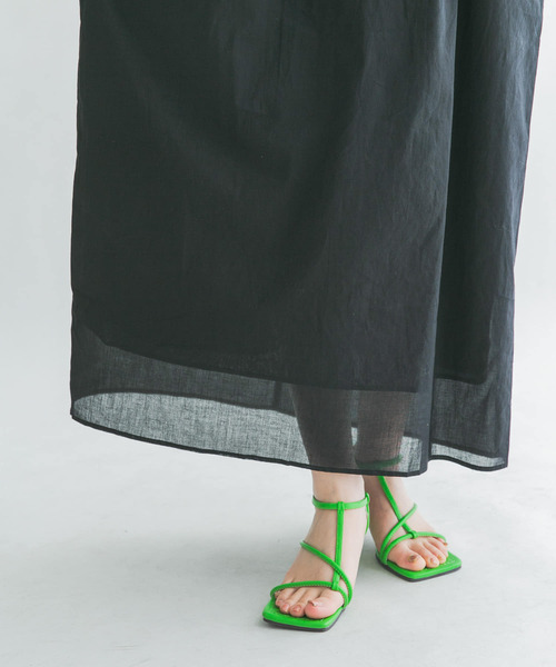 KBF（ケイビーエフ）の「ストラップミュール（サンダル・レディース・ブラック/オレンジ/グリーン・37/38/36）」の21枚目の写真