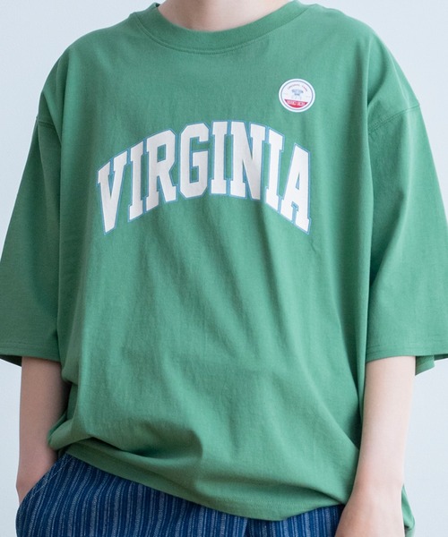 セール】AUG カレッジロゴ 変形 Tee（Tシャツ/カットソー）｜AUG
