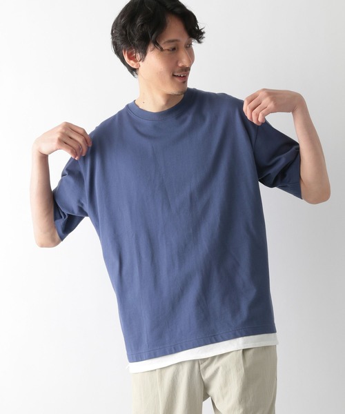 GLOBAL WORK(グローバルワーク)の「シャーベッTEEレイヤード/163741(Tシャツ/カットソー・メンズ・ブルー系その他7/グリーン/チャコールグレー/ライトグレー/ライトブルー/ライトベージュ/ブラック・LARGE/X-LARGE/SMALL/MEDIUM)」の12枚目の写真