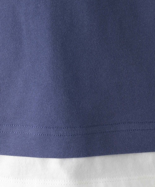 GLOBAL WORK(グローバルワーク)の「シャーベッTEEレイヤード/163741(Tシャツ/カットソー・メンズ・ブルー系その他7/グリーン/チャコールグレー/ライトグレー/ライトブルー/ライトベージュ/ブラック・LARGE/X-LARGE/SMALL/MEDIUM)」の13枚目の写真