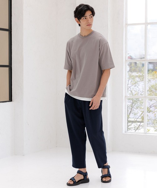 GLOBAL WORK(グローバルワーク)の「シャーベッTEEレイヤード/163741(Tシャツ/カットソー・メンズ・ブルー系その他7/グリーン/チャコールグレー/ライトグレー/ライトブルー/ライトベージュ/ブラック・LARGE/X-LARGE/SMALL/MEDIUM)」の17枚目の写真