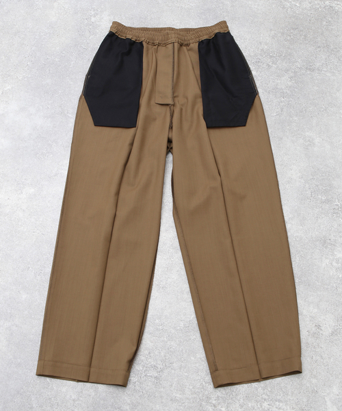 【美品】マーカウェア スラックス ブラウン ウール サイズ3 Y2K 希少品 marka（マーカ）の「marka / マーカ：STRAIGHT FIT TROUSERS - 2