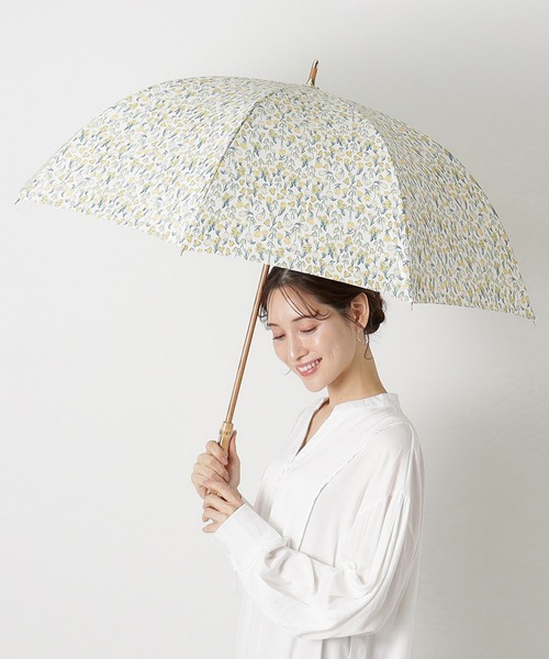 MACKINTOSH PHILOSOPHY(マッキントッシュ フィロソフィー)の「長傘 雨傘 バンブー手元 Snowblue Garden スノーブルガーデン(長傘・レディース・ライトグリーン/ダークブルー/ブルー系その他/イエロー/ラベンダー・FREE)」の22枚目の写真