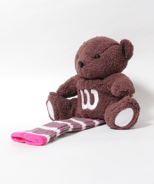 wilson（ウィルソン）の「WILSON BEAR/ウィルソンベア BEARヘッドカバー（ドライバー用）（ゴルフグッズ・メンズ・ホワイト/ピンク/ネイビー/ブラウン・FREE）」の3枚目の写真