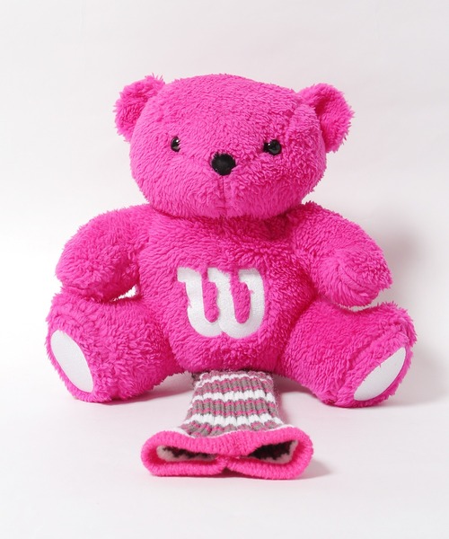 wilson（ウィルソン）の「WILSON BEAR/ウィルソンベア BEARヘッドカバー（ドライバー用）（ゴルフグッズ・メンズ・ホワイト/ピンク/ネイビー/ブラウン・FREE）」の7枚目の写真
