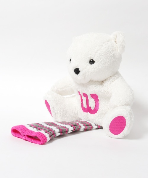 wilson（ウィルソン）の「WILSON BEAR/ウィルソンベア BEARヘッドカバー（ドライバー用）（ゴルフグッズ・メンズ・ホワイト/ピンク/ネイビー/ブラウン・FREE）」の12枚目の写真