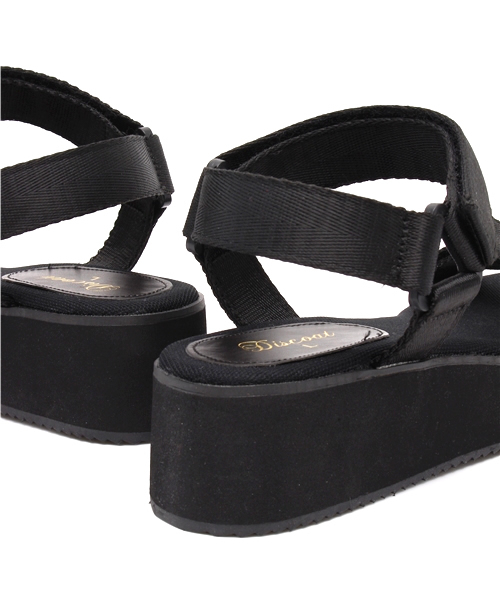 DISCOAT（ディスコート）の「【Discoat】厚底テープサンダル（サンダル・レディース・ホワイト/ブラック・LARGE/MEDIUM）」の9枚目の写真