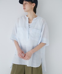 ◆ラミー半袖ブラウス